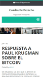 Mobile Screenshot of cuadrantederecho.com